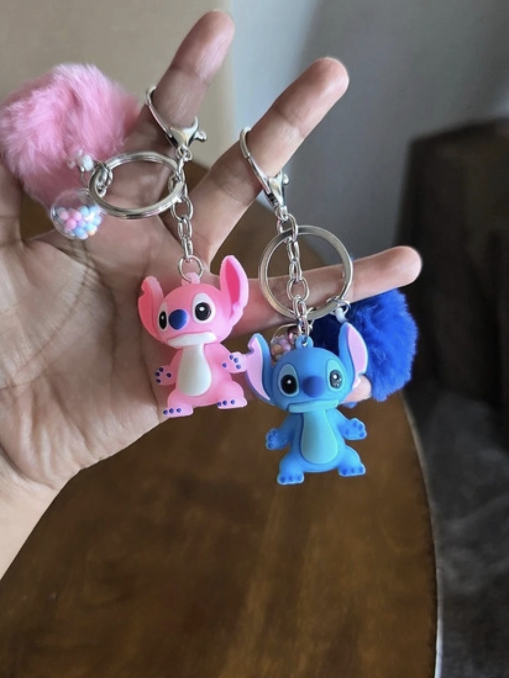 Pink & Blue Character Keychain Set - Picture 2 of 5